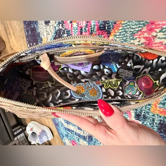 Consuela Iris Leopard Print Clutch in Iridescent - Picture 3 of 15